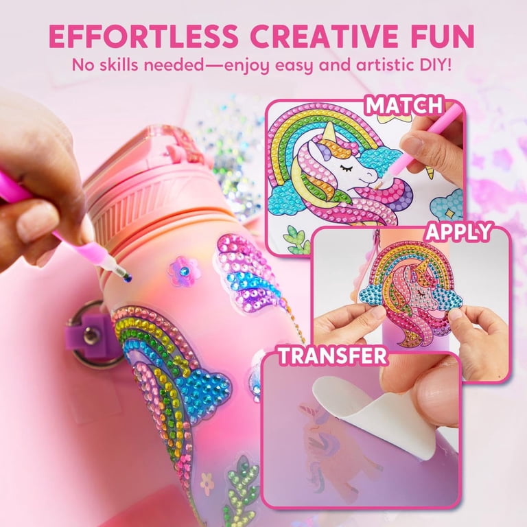 Joyfy Decorate Your Own Unicorn Water Bottle Kit photo 5