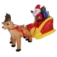thumbnail image 1 of Papá Noel Inflable De Navidad De 7.2 Pies ANGGREK Decoración De Patio Con Luces LED, 1 of 7