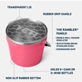 thumbnail image 2 of Cubo para bebidas YETI Rambler Tropical Pink 18/8 de acero inoxidable, 2 of 7