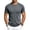 24#Gray, variant on Quick Dry Mens Workout Shirts Short Sleeve Athletic Gym Tee Breathable Exercise Training Running Sports Active Fitness Top Light Green XL
