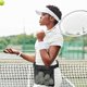 thumbnail image 3 of Tennis Ball Waist Pouch | Tennis Ball Holder Adjustable Tennis Ball Waist Bag Sweatproof Oxford Cloth Mesh Ball Pouch Pickleball Training Holding Bag, 3 of 5