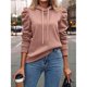 thumbnail image 5 of Sudadera con Capucha de Larga Abullonada y Cordón Ajustable para Mujer, Estilo Informal, para Otoño e Invierno Rosa M, 5 of 8