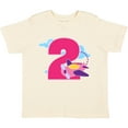 thumbnail image 3 of Inktastic 2nd Birthday Airplane Girls Pilot 2 Year Old Girls Toddler T-Shirt, 3 of 5