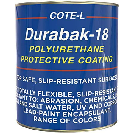 Durabak White Textured, Outdoor, UV Resistant, Truck Bed Liner Gallon KIT - Roll On Coating | DIY Custom Coat for Bedliner and Undercoating, Auto Body, Automotive Rust Proofing, Boat