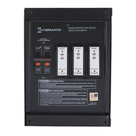 Intermatic IG2240-IMSK Smart Guard® Whole Home Surge Protection Device with Consumable Modules