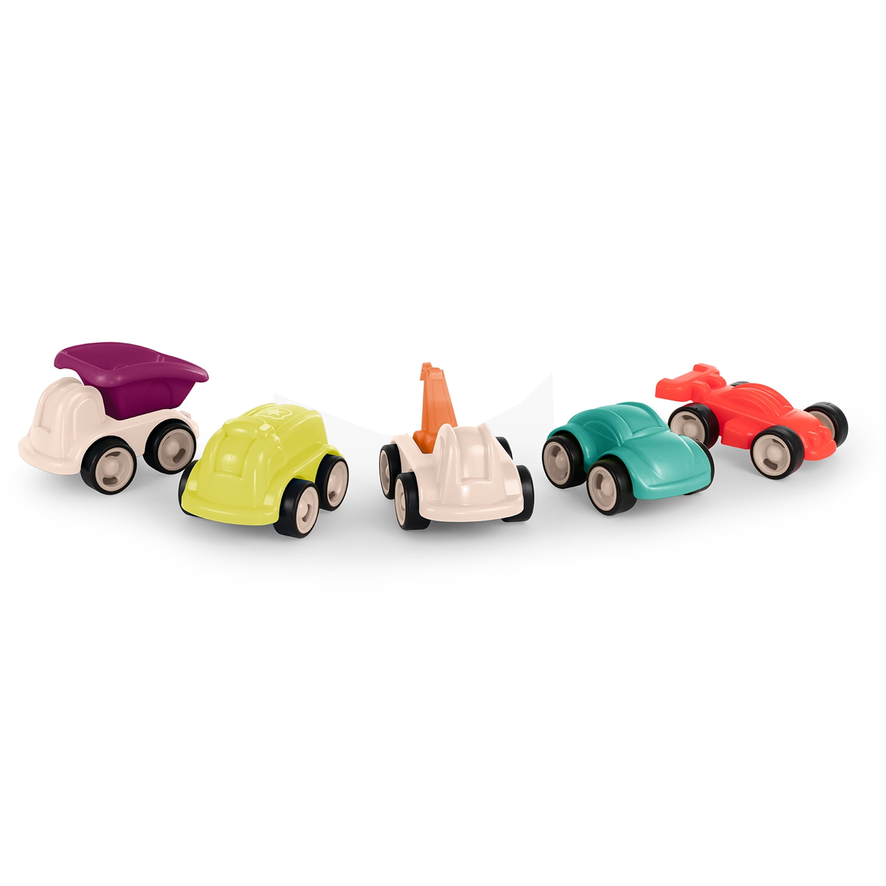 Miniland Eco Minimobil 4-1/4", Set of 5