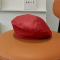 thumbnail image 7 of TRUBKH Flat Caps Winter Hats for Women Women's Newsboy Caps Newsboy Caps Newsboy Caps for Women Paperboy Hat Summer Beret Wine One Size, 7 of 7