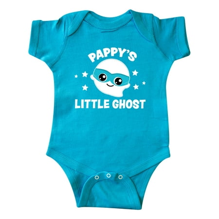 

Inktastic Cute Pappy s Little Ghost with Stars Gift Baby Boy or Baby Girl Bodysuit