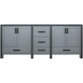 thumbnail image 4 of Lexora Home Ziva 80" Vanity Cabinet in Dark Gray, 4 of 6