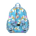 thumbnail image 3 of Cute Cartoon Unicorn Backpack Rainbow Fantasy Theme with Magical Galaxy Print for s and Students, 3 of 6