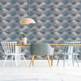 thumbnail image 2 of Kaleidoscope Denim Removable Wallpaper, 2 of 2