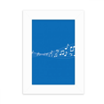 thumbnail image 1 of Terweavg 5-le Staff Blue Desktop Photo Frame Picture Display Decoration Art Painting, 1 of 3