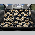 thumbnail image 4 of Pzuqiu Cute Daisy Automobile Seat Cover Sets 4 Pcs, Front Seat Protector Carseat Rear Split Bench Cover Universal for Car Truck SUV Easy to Install, 4 of 7