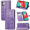 thumbnail image 1 of Funda Cartera FOXDOCK para Samsung Galaxy A32 5G , Flip PU con Relieve de Gatos y Perros, Tarjetero y Soporte, 1 of 6