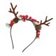 thumbnail image 2 of Diadema de cuerno de asta de Navidad para mujeres y niñas, diadema para la cabeza, Hada decorativa, disfraz, accesorios para fiestas navideñas, 2 of 5