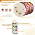 thumbnail image 5 of Yayeee Flameless Candles with Remote Flickering Battery Operated Multi Color Changing, Gingerbread Houses, 5 of 7