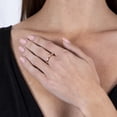 thumbnail image 3 of 14kt Rose Gold 1/7ct. Diamonds Geometric Eternity Wedding Band Ring, 3 of 5