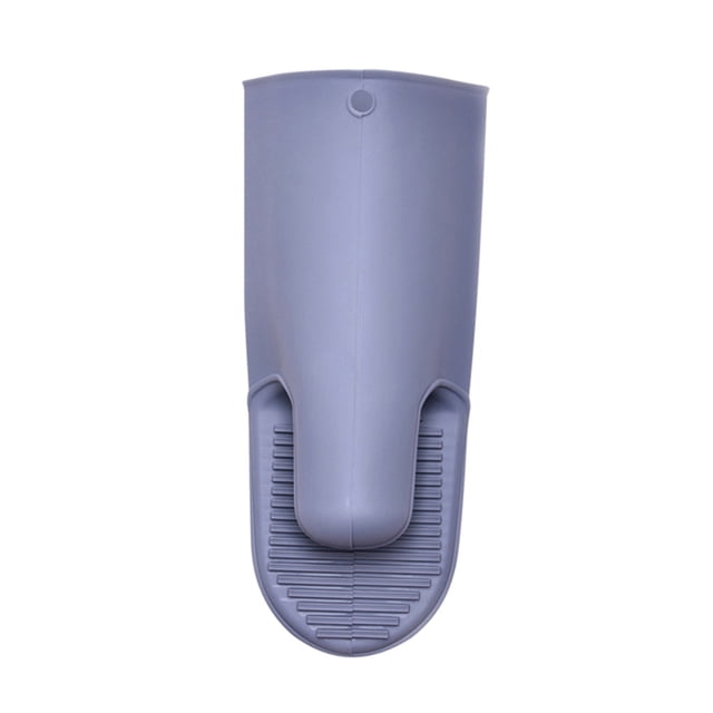 Silicona con aislamiento térmico, guante de cocina grueso para hornear, guante antideslizante para horno microondas, gris 1 par Irene Inevent HA005292-03