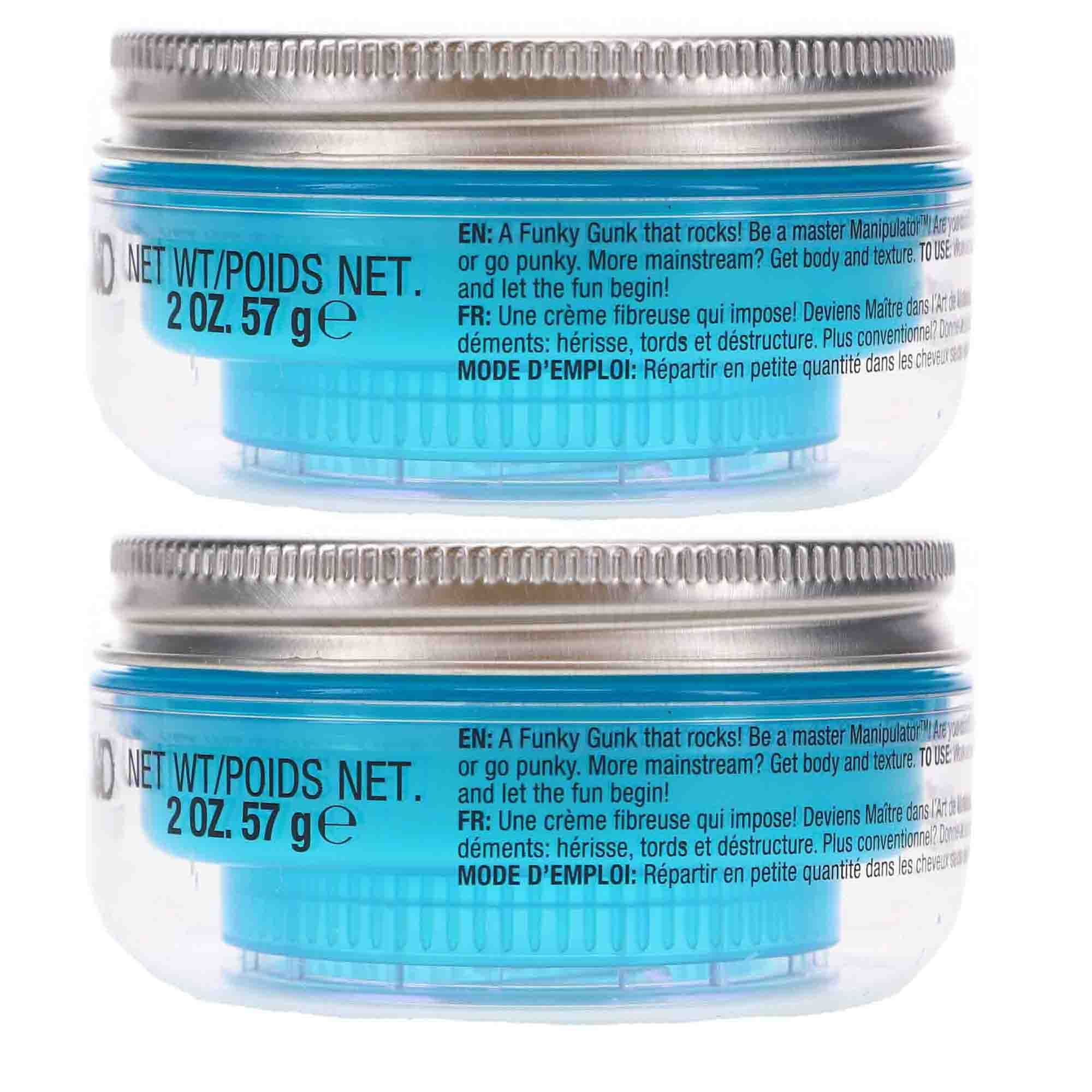 TIGI Bed Head Manipulator Texture Paste, 2 oz, 2 Pack, Strong Hold