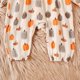 thumbnail image 5 of Conjunto de mameluco con estampado de calabazas Doisbetthsay para bebé, 5 of 7