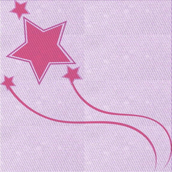 Ahgly Company Indoor Square Patterned Violet Purple Area Rugs, 6' Square