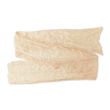 Gauze Fabric Table Runner Decoration, Beige, 10', by Way To Celebrate