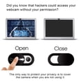 thumbnail image 4 of Yeacher WebCam Cover Shutter Universal Camera Cover Cam Slider Sticker for Smartphone Tablet PC Laptop, 4 of 7