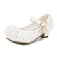 thumbnail image 1 of Zapatos de princesa para niñas, zapatos de tacón alto para primavera para niños, zapatos de escenario, zapatos grandes de cuero con cristales para niños, zapatos de una sola capa, 1 of 5