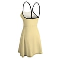 thumbnail image 5 of Pale Yellow Solid Background Slip Dress Dresses For Woman Fairy Dress, 5 of 6