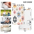 thumbnail image 6 of Yayeee 100% Cotton Hand Towels for Bathroom 16" x 28" Soft Absorbent Kitchen Towel, Beige Retro Flower, 6 of 7