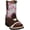 Brown, variant on Infant Toddler Girls Western Embroidered Heart Floral Detailed Leather Boot