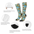 thumbnail image 6 of Daiia Sports Socks Sunflowers Printed Novelty Crew Socks for Men Women Knee High Socks Cotton Socks Soft & Breathable Support Unisex Socks, 6 of 9