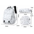 thumbnail image 3 of 3 Piece Backpack for And Students Large Capacity Shoulder Pack for School Travel And Everyday Use, 3 of 7
