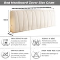 thumbnail image 6 of Stretchable Headboard Cover - Dust proof Slipcover Protector for Twin, Full, Queen, King Beds, 6 of 7