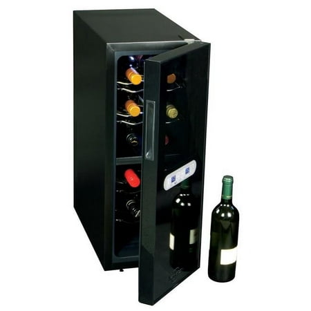 Koolatron 12 Bottle Dual Zone Wine Cooler Freestanding Wine Fridge