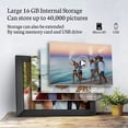 thumbnail image 5 of BSIMB 15 inch Large Digital Picture Frame, WiFi Photo Frame Large Screen with 16GB Storage, Auto-Rotate, Share Photos and Videos via App Email, Gift for Loved One, 5 of 9
