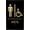 Black w/ Gold, variant on ADA CENTRAL SIGNS - 6"X9" Mens Accessible Restroom Sign - ADA Compliant Tactile Graphics Grade 2 Braille Text Acrylic Wall Signs - Bathroom Door Placard Double Sided Tape Wheelchair Handicap Sign