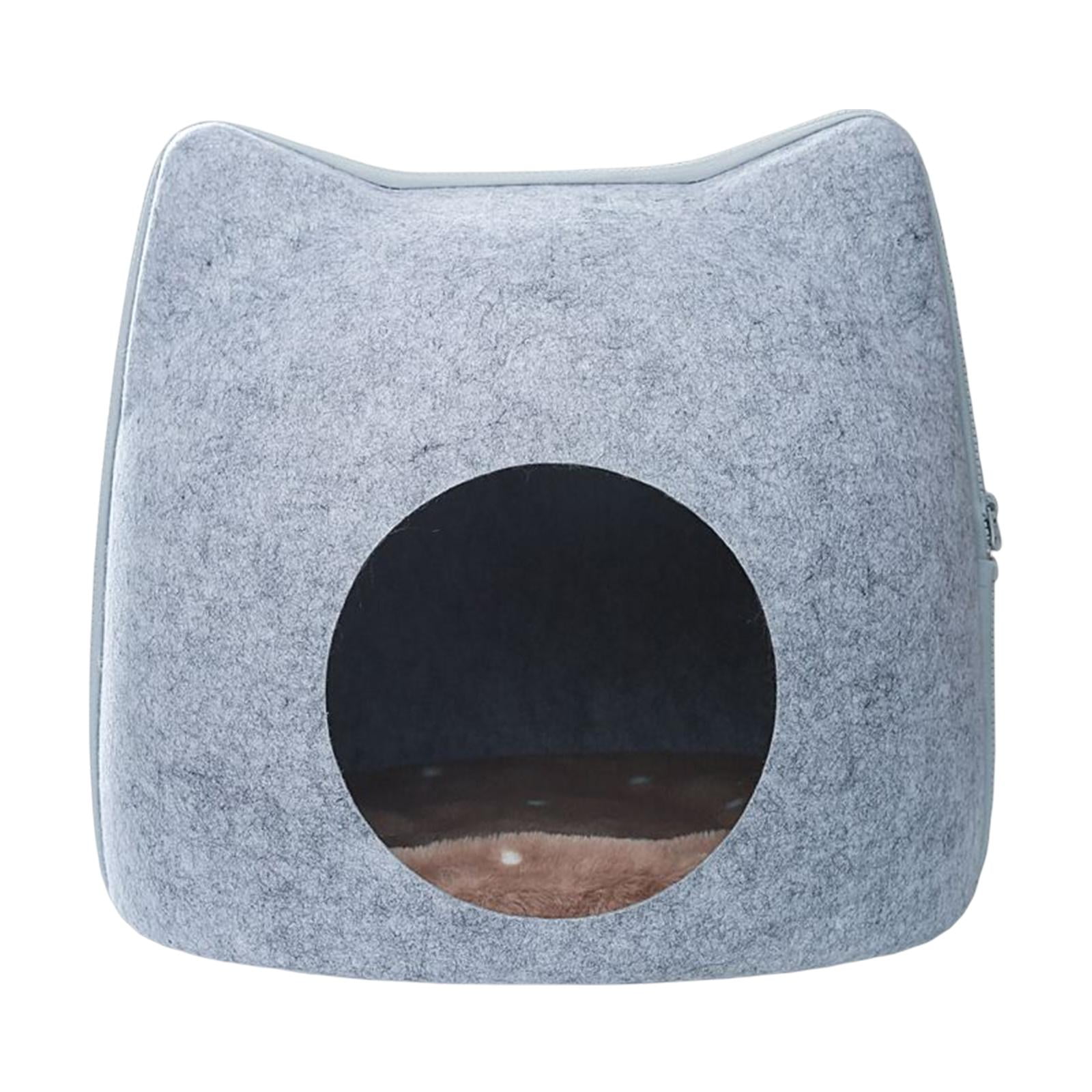 Cama Cueva Para Gatos | Casa Abrigada De Felpa Para Invierno | Refugio Cálido Para Mascotas Pequeñas Y Grandes