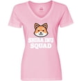thumbnail image 3 of Inktastic Dog Shiba Inu Squad Women's V-Neck T-Shirt, 3 of 5