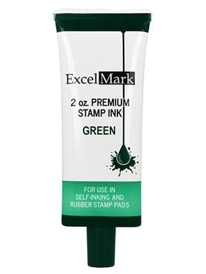 Self Inking Stamp Refill Ink - 2 oz. - Green Ink - Walmart.com
