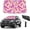 Cherry, variant on Windshield Sun Shade Umbrella for  Front Window Sun Visor for Windshield  Summer Accessories Protect Interior from UV Rays & Heat for Sedan, Compact SUV, Hatchbacks 57"*31"