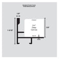 thumbnail image 6 of Creative Mark Illusions Aluminum Floater Frames 7/8" 2 Pack, 11x14" Black - No Glass or Backing, Floating Canvas Illusion Frames with Sleek Metal Exterior, Assembly Hardware Included, 6 of 7