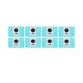 thumbnail image 1 of 8pcs Sweeper Dust Bag For Deebot X1 Omni / T10 Omni Accessories Robot Vacuum Spare Parts, 1 of 5