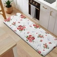thumbnail image 5 of Pioneer Flower Floral Print Pattern Kitchen Rug Mat,Kitchen Runner Rugs Non Skid Washable,Decorative Kitchen Floor Mats for Kitchen,Sink,Laundry,17"x47.2", 5 of 7