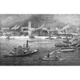 thumbnail image 2 of Nyc: The Battery, 1884. /Na Tow At The Battery. Line Engraving, 1884. Poster Print by  (18 x 24), 2 of 4