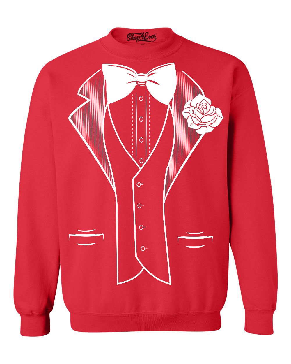 white rose sweatshirt