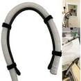 thumbnail image 1 of shiyou-Universal Adjustable Shape Drain Hose Guide Assembly for Kitchen Sink Laundry Tub Washing Machine Discharge Hose Clip Hose Holder Fits All Drain Hose - You can Mold it to fit Your Needs., 1 of 4