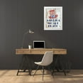 thumbnail image 3 of Phillip, Jamie 15x18 White Modern Wood Framed Museum Art Print Titled - Brave American, 3 of 4