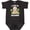 Black Leopard, variant on Cute Sloth I Love My Grammy with Green Leaves Boys or Girls Baby Bodysuit