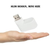 Multi Port Hub Usb Hub Abs Usb Hubs Ports Usb 2.0 Mini Rotate Splitter Adapter Hub For Pc Notebook Laptop Black